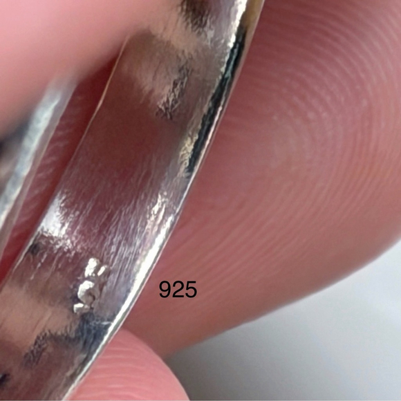 Red Coral Ring Size 7 Sterling Silver 925 Flower Cluster Gemstones Ring - Picture 6 of 9